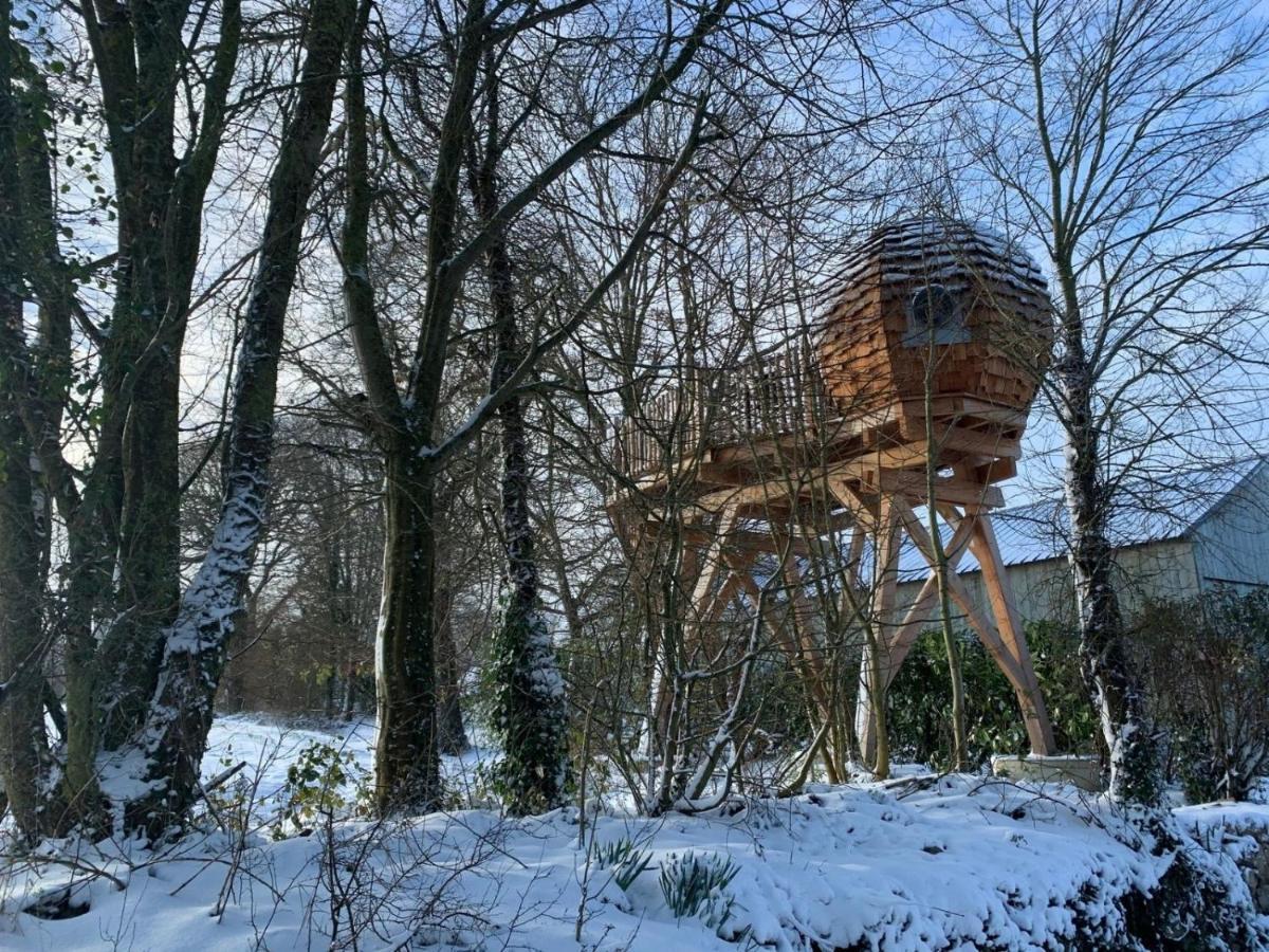La Ville Es Renais - Ferme Et Maison D'Hotes Insolite Erquy Exterior foto