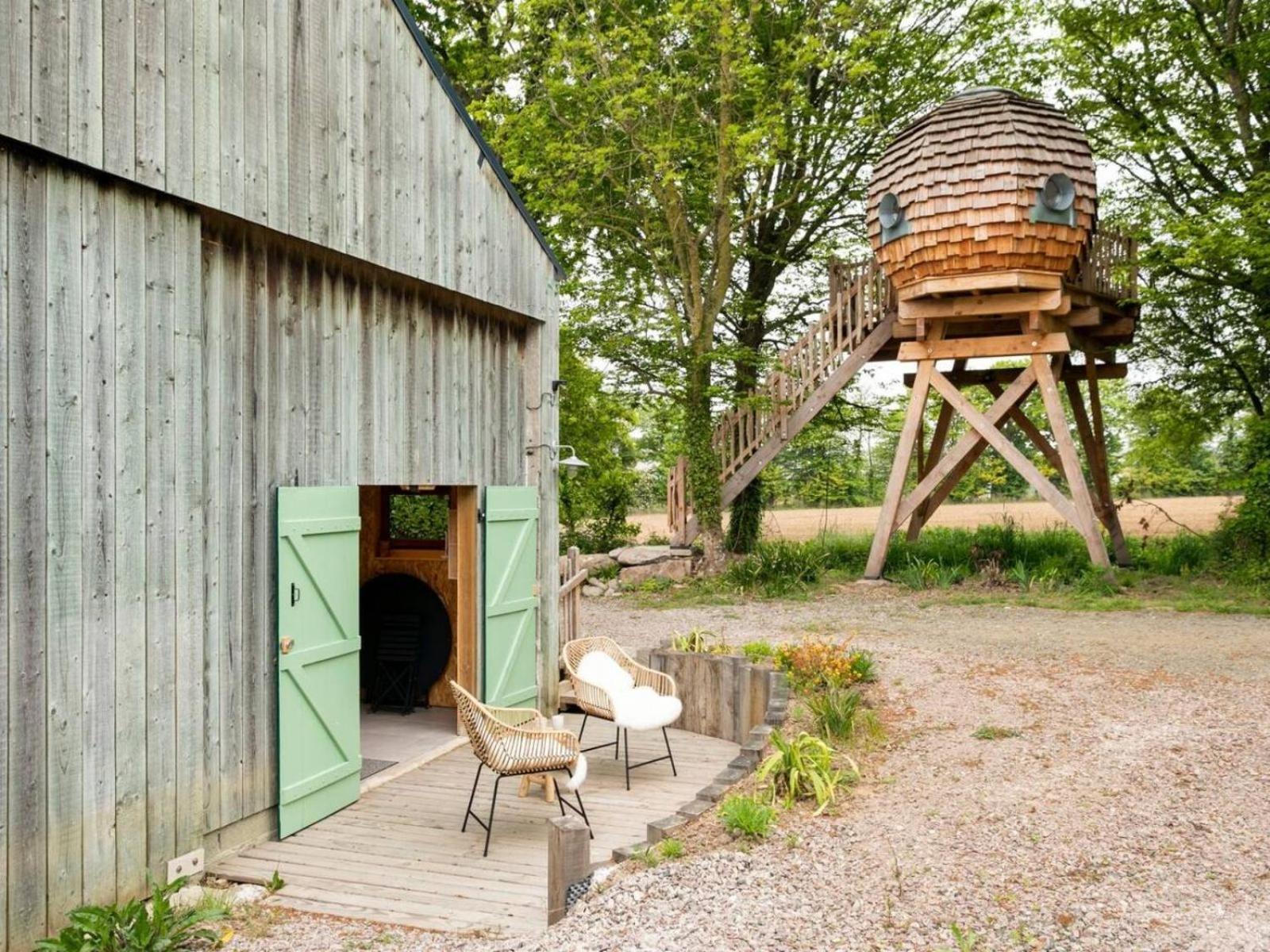 La Ville Es Renais - Ferme Et Maison D'Hotes Insolite Erquy Exterior foto